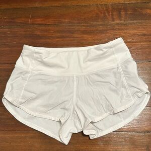 Lululemon Speed-Up Low rise 2.5 white